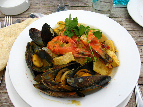 Mussel delight at Young Cafe
